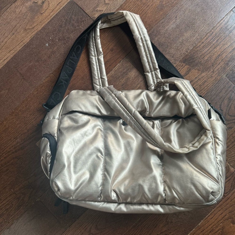 Calpak Luka Large Duffel in Gold - Picture 4 of 5